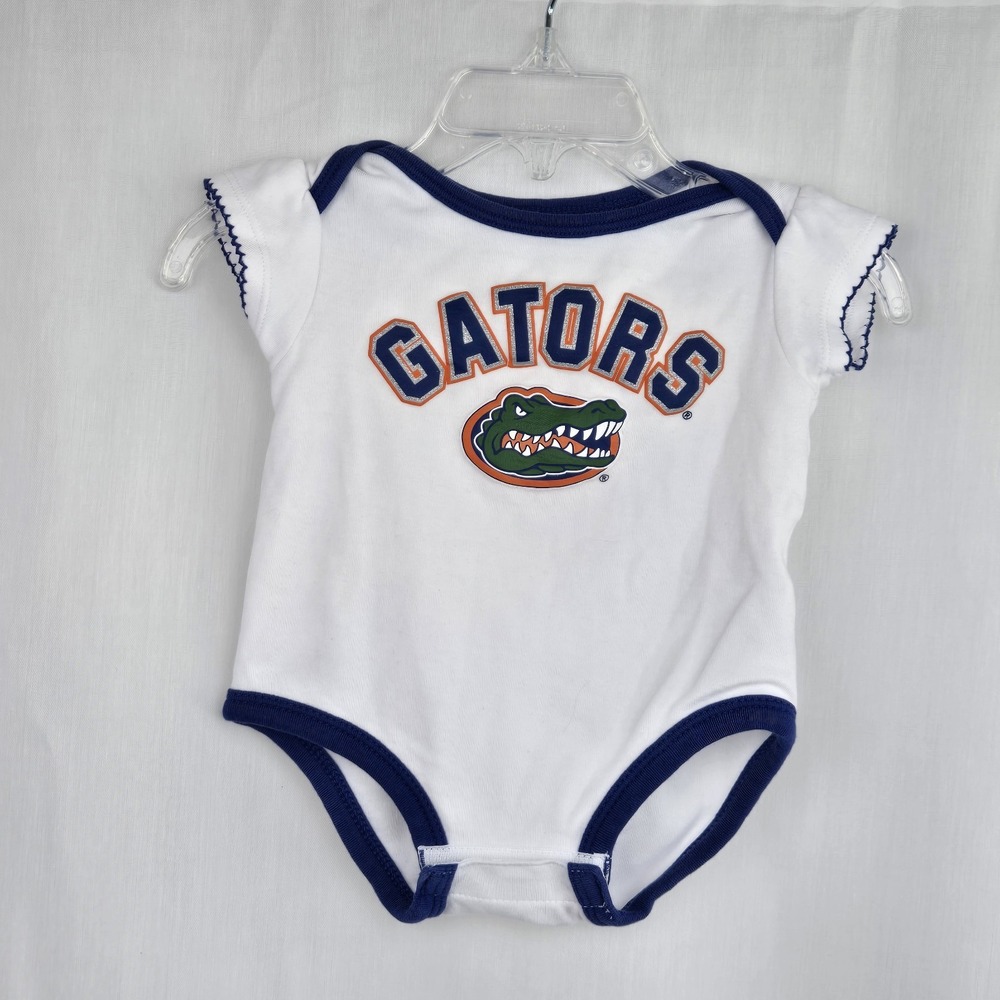 University Of Florida Gators 3-6 Months One Piece Baby Gators Fan Bodysuit